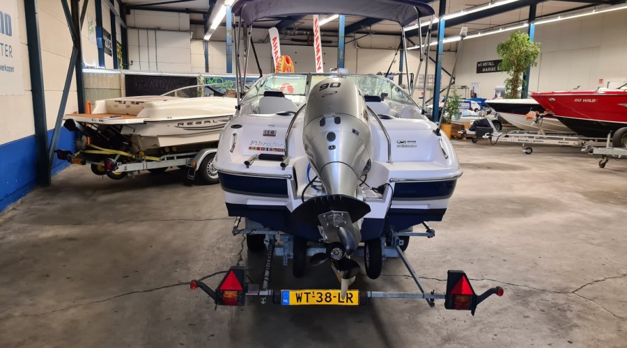 Hele mooie Style 190 met Honda BF90 outboard