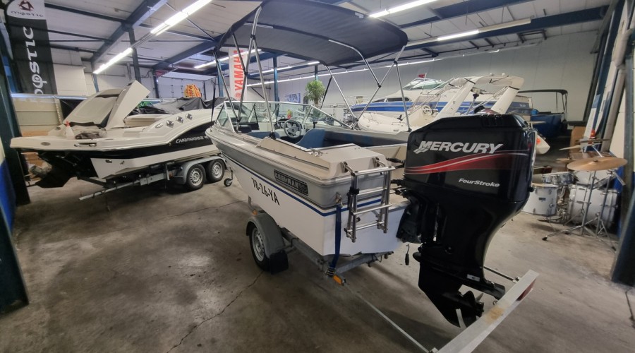 Beekman Coral 490 met Mercury 90pk FourStroke en trailer